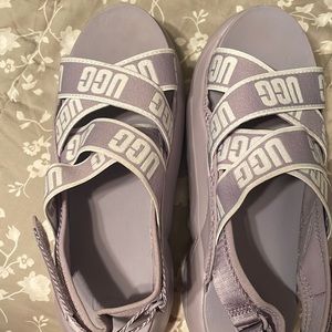 UGG Sandals worn twice. Thick sole very comfortable